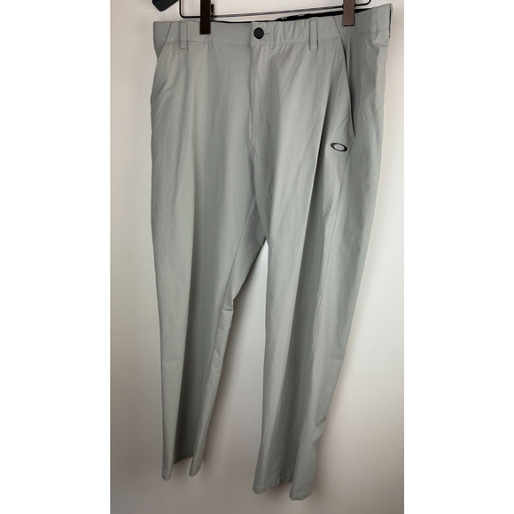 Oakley Other - Oakley Golf Pants Casual Chino Regular Fit Flat Front Stretch Gray Men's 38 x 28